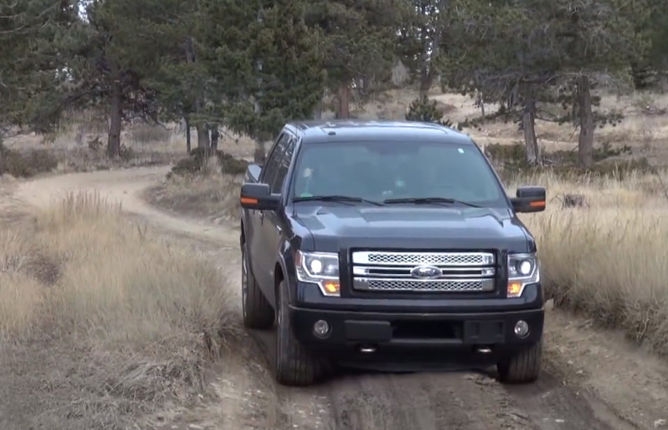 OffRoad Video Top Dog 2013 Ford F150 Limited goes where it's not