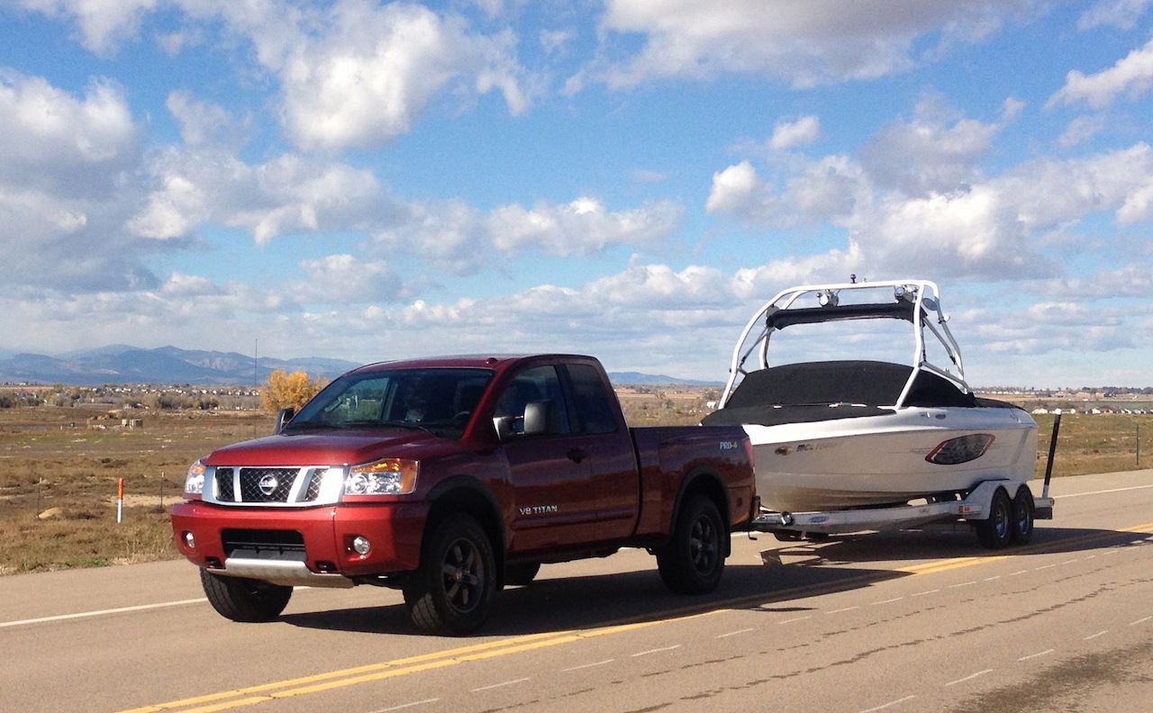 Can nissan titan towed #8