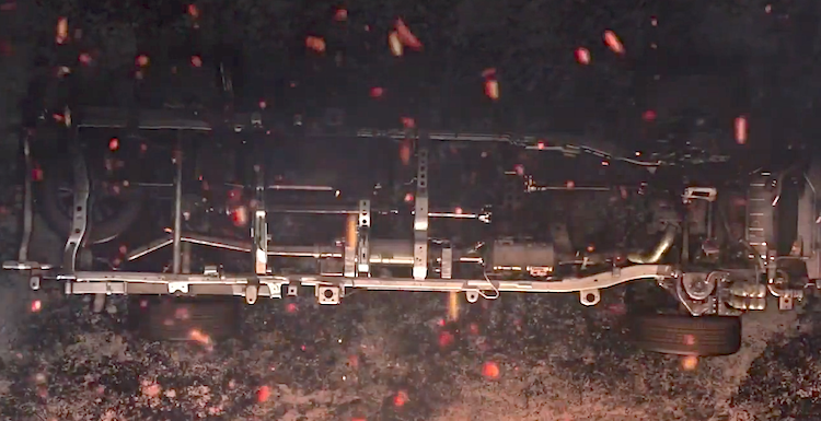Nissan titan frame test