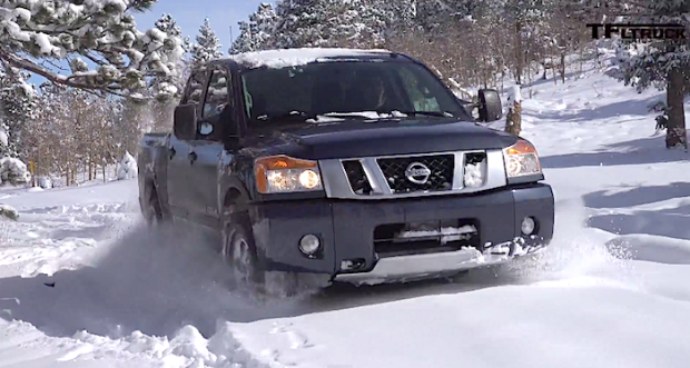 Nissan truck snowboarding real #6