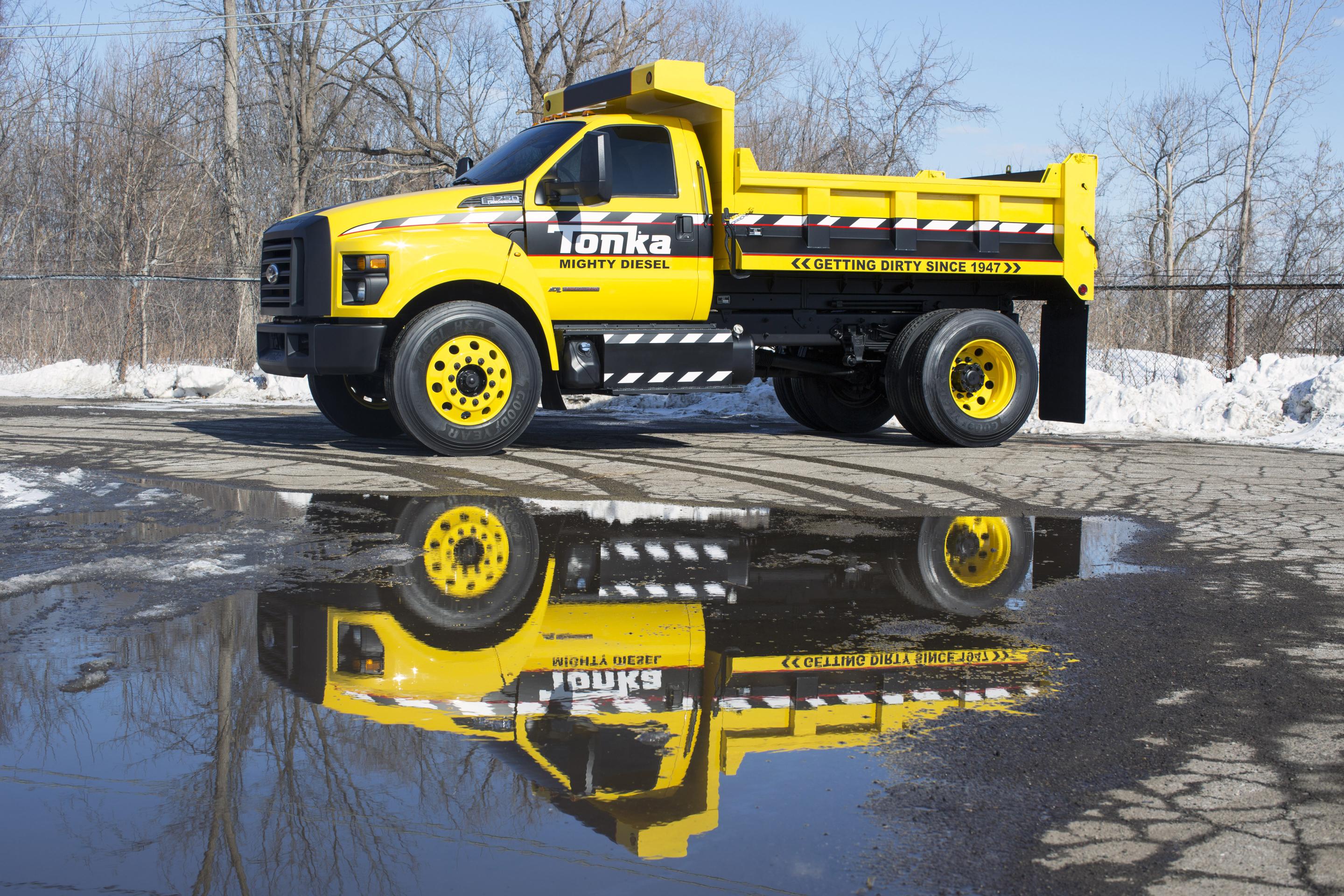 Check out the Mighty Ford F750 TONKA Truck The Fast Lane Truck