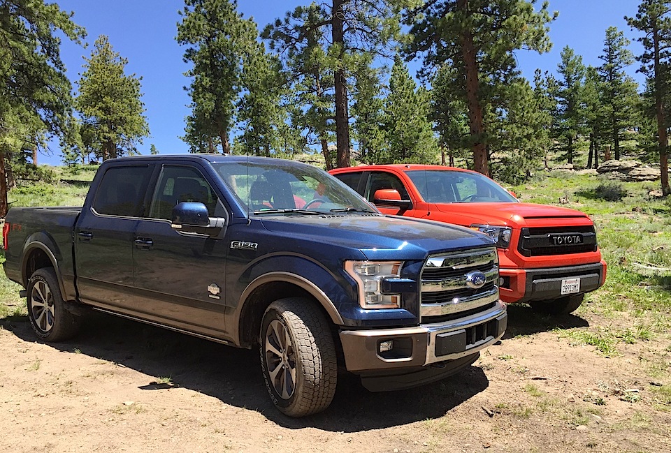 Comparison of toyota tundra and ford f 150