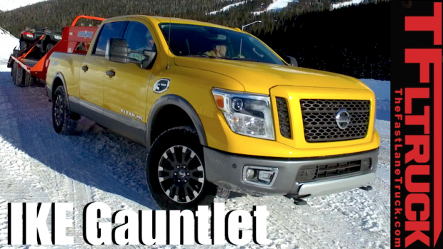 Nissan titan pulling gooseneck #6
