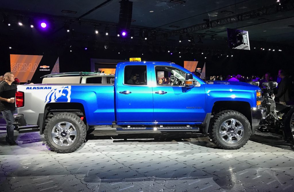 2017 Chevy Silverado HD Alaskan Shows Off Its Plow in Las Vegas The