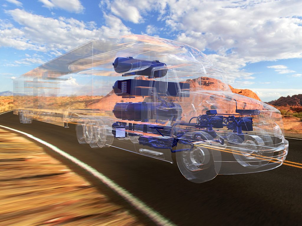 Toyota Project Portal is a FuelCell Electric Semi Truck with 1,325 Lb