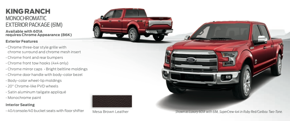 2017 Ford F 150 Packages