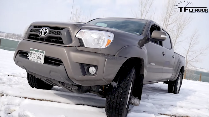 2015 Toyota Tacoma Double Cab 4x4 Highway Mpg Test Video The Fast Lane Truck