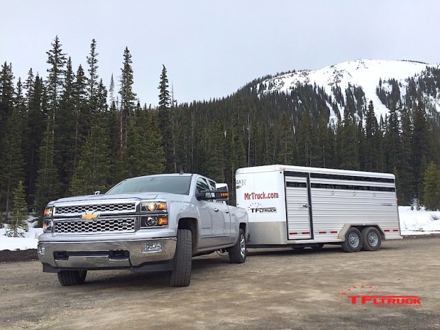 2015 chevy silverado ike gauntlet extreme towing test big v8 horse trailer
