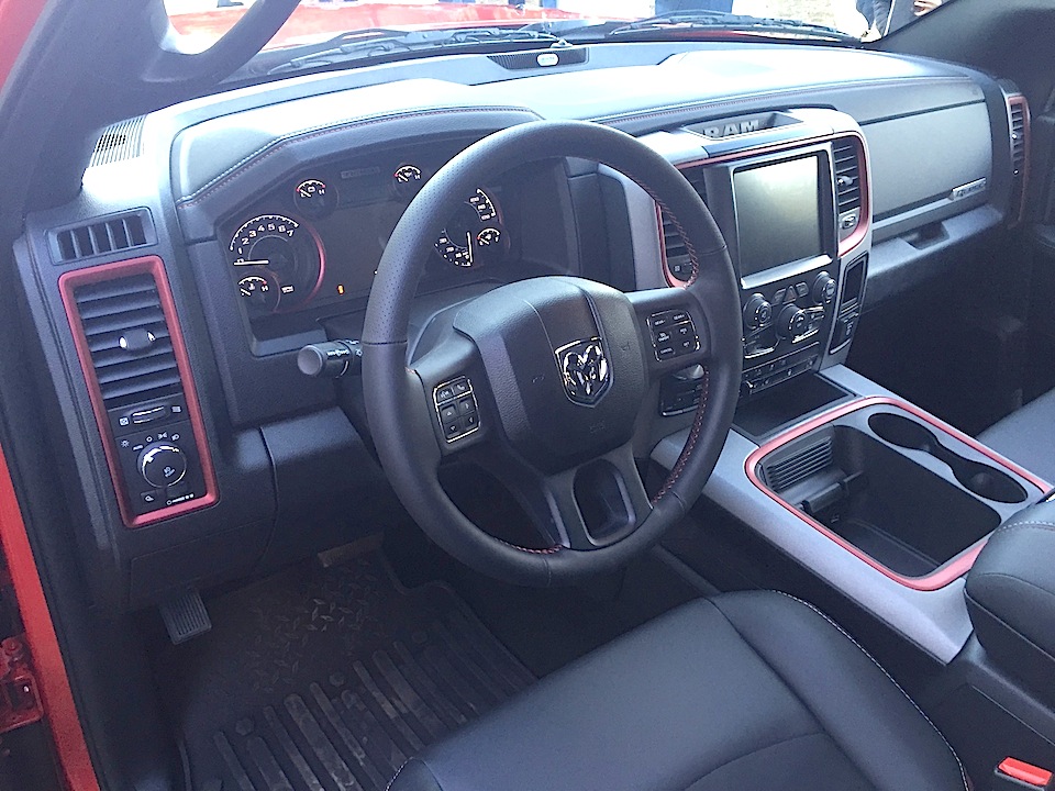 2015 Ram Rebel Interior Steering The Fast Lane Truck