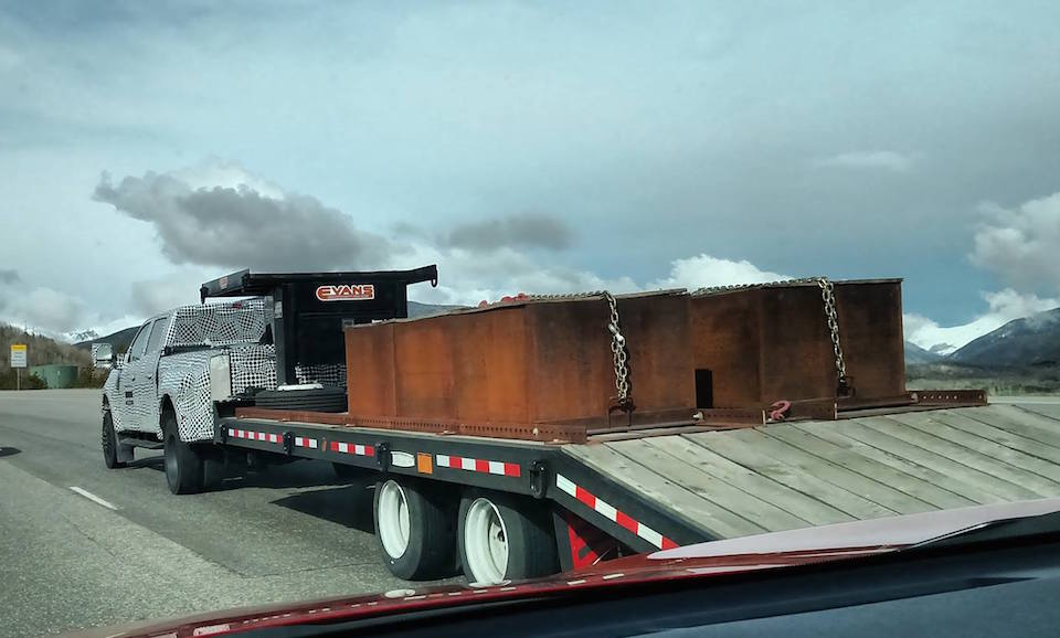 Ford towing heavy weight #3