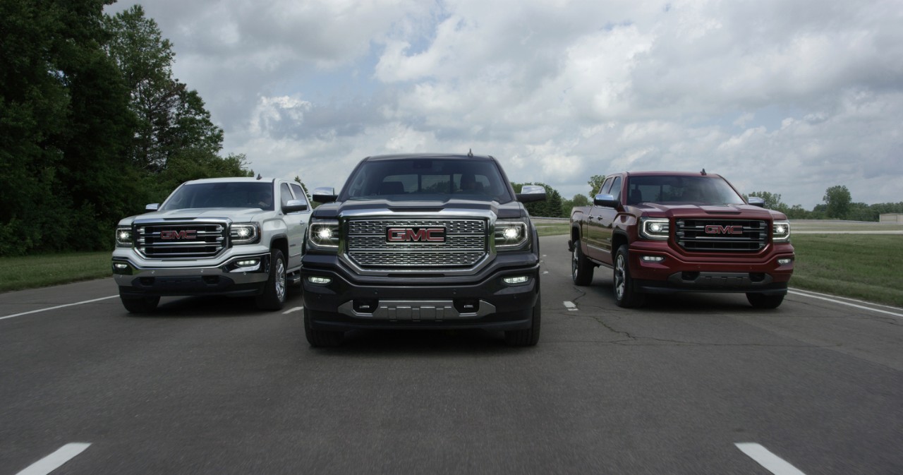 2016 Gmc Sierra 1500 Lineup Gets A More Chiseled Look Preview 2016 Gmc Sierra Lineup Family Denali New Face