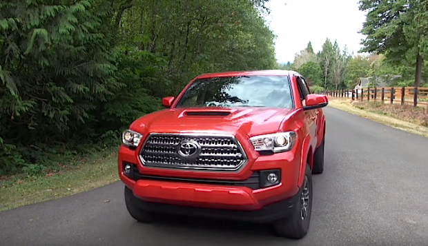 2016 toyota tacoma trd sport review seattle grille hood