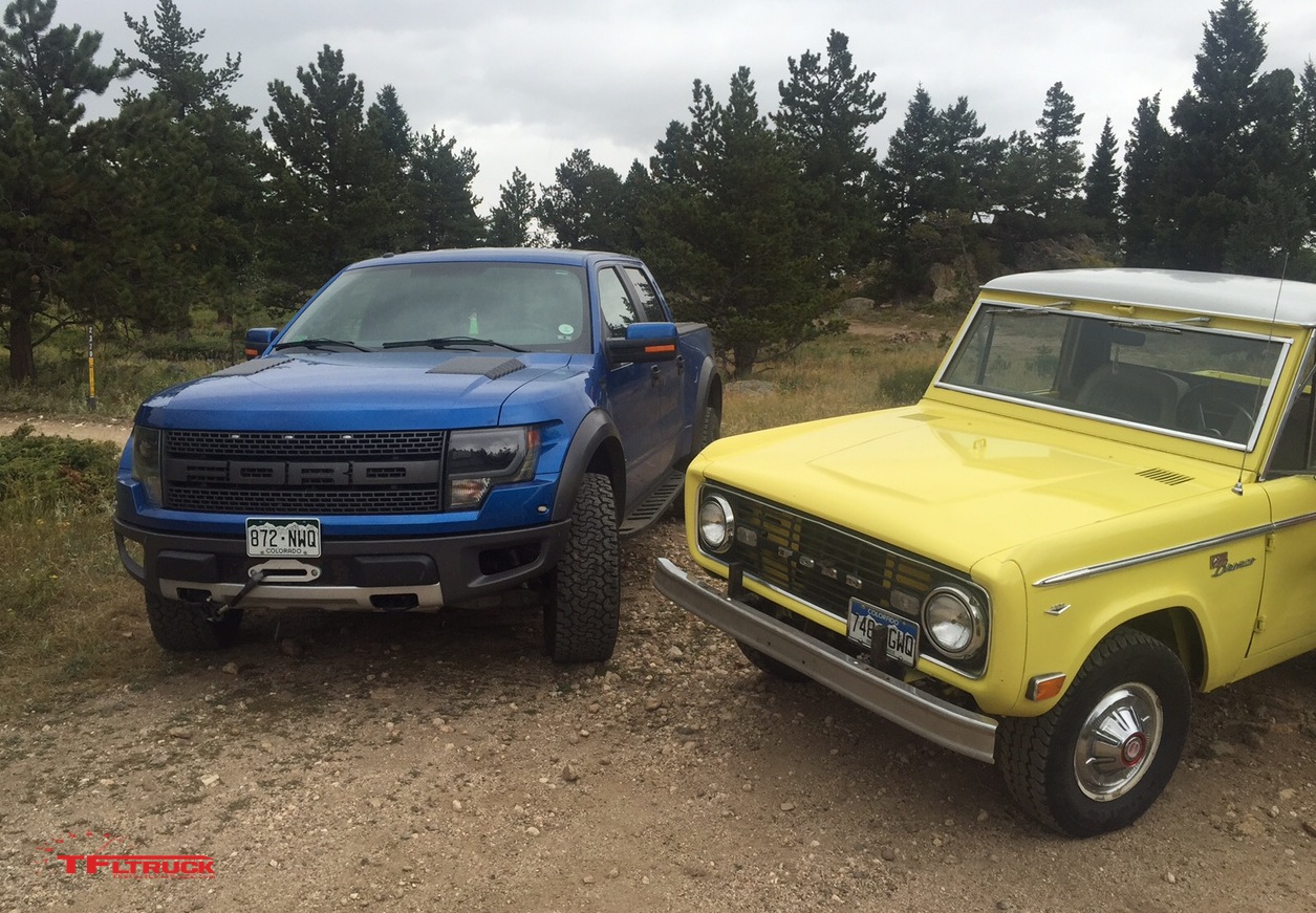Ford Raptor And 1968 Ford Bronco Off Road Mashup Video The Fast