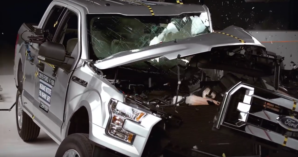 What Happens When A New Aluminum Ford F 150 Crashes Into An