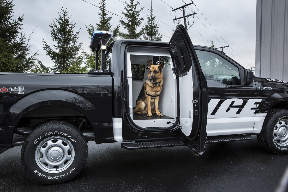 2022 ford F150 SSV police dog k9 unit The Fast Lane Truck