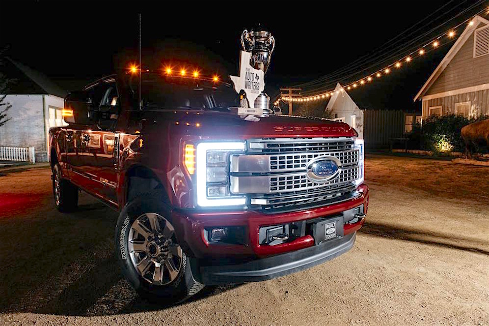 2017 ford super duty texas truck award