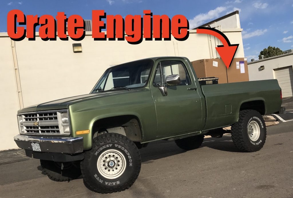 1985 Chevy K10: Big Green Gets a Brand New V8 Crate Engine ...
