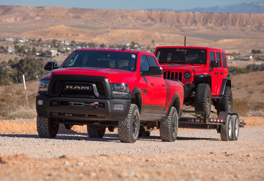 power wagon towing travel trailer