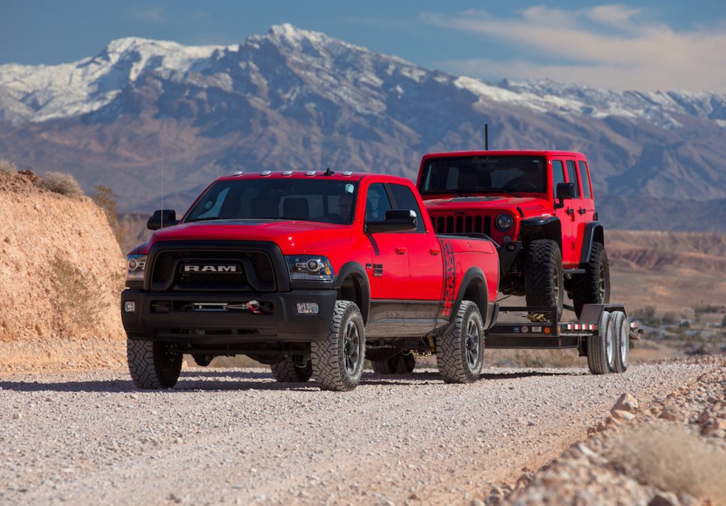 power wagon towing travel trailer