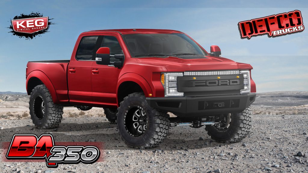 ford f350 2018 super duty sema show truck