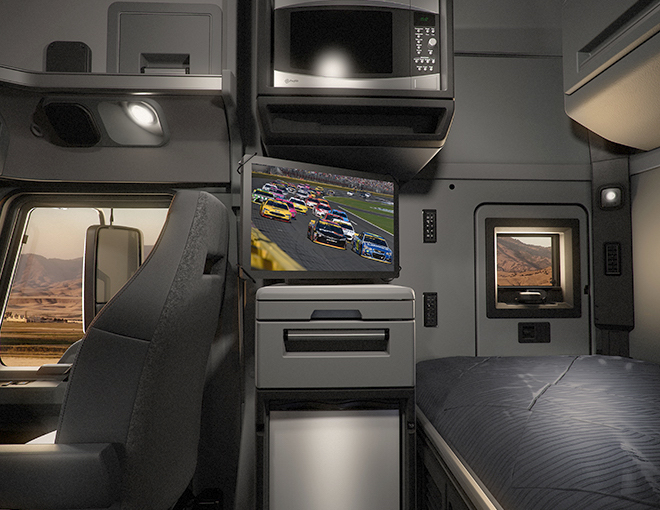 Semi Truck Sleeper Cab Interior