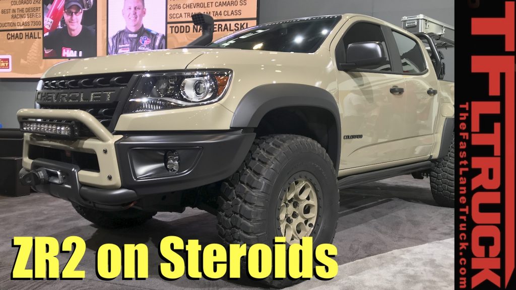 2017 sema chevy colorado zr2 concept by aev