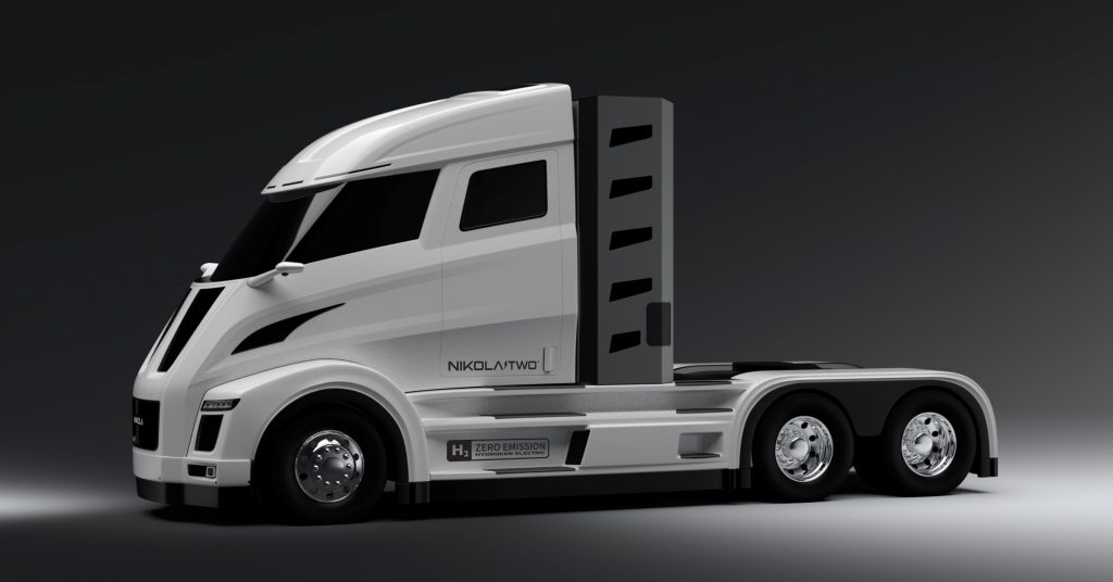 nikola two fuel cell electric