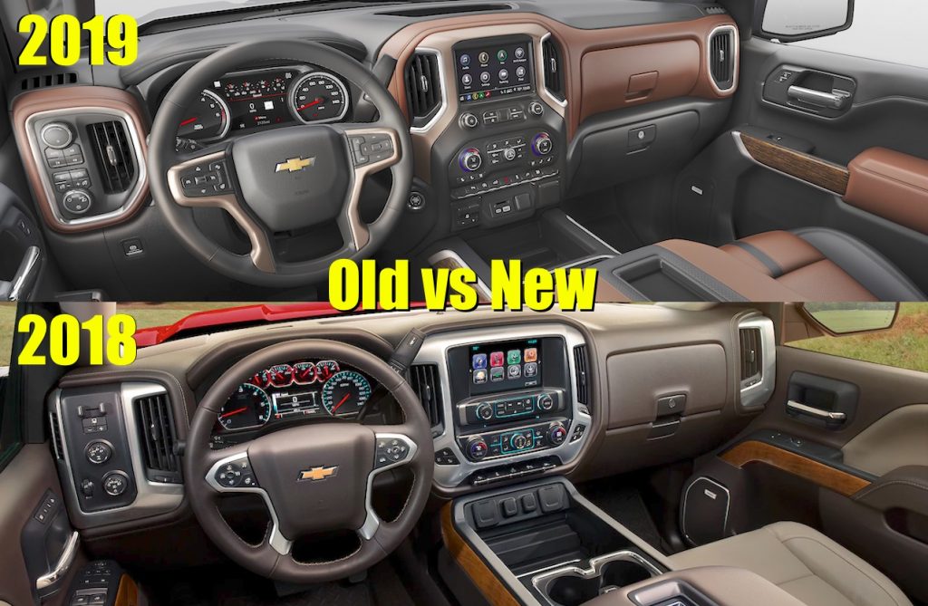 Old Vs New 2019 Chevy Silverado 1500 Vs 2018 Interior