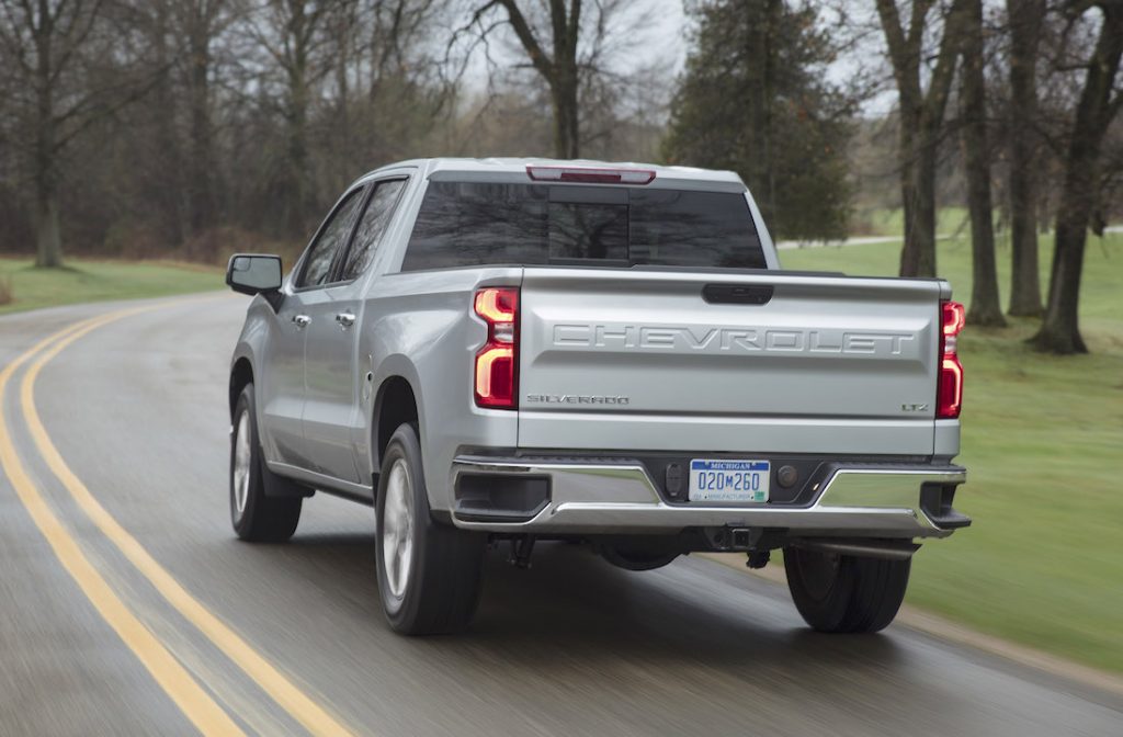 First Ever 2019 Chevy Silverado 1500 With A Four Cylinder Turbo Gas Next I Jump Into The All New Silverado With Mystery Engine 2019 Crew Cab Truck Feels A Bit Quicker Off Line Than 4 3l V6