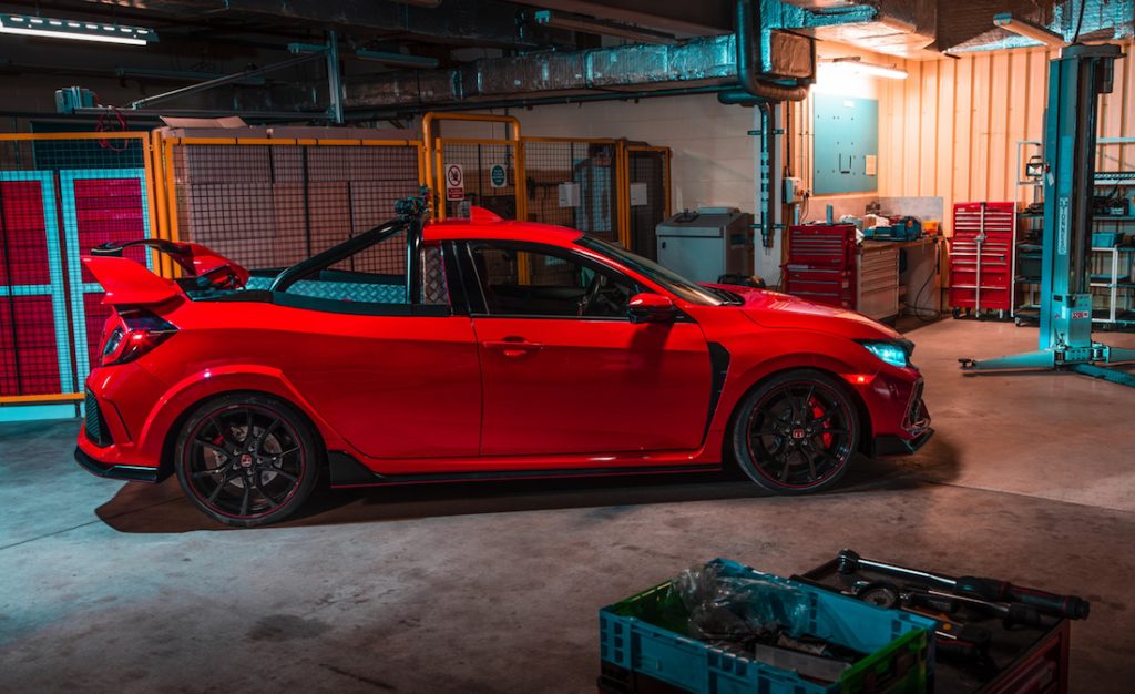 Honda Civic Type R Truck Is A Toyota Camry Pickup Next The The Fast Lane Truck