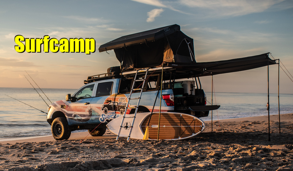 2019 nissan titan xd surf camp beach ocean fishing truck