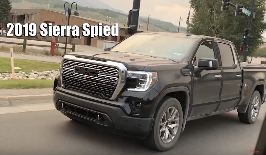 2019 GMC Sierra 1500 Denali prototype spy