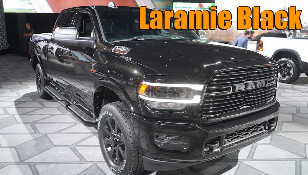 2019 Ram Hd Laramie Black Package Is Darker Than Night The