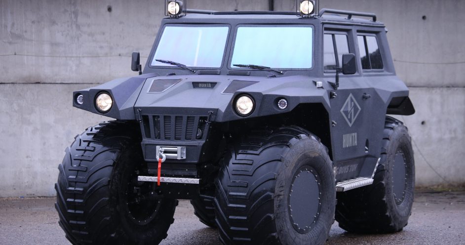 hunta overcomer amphibious truck russian