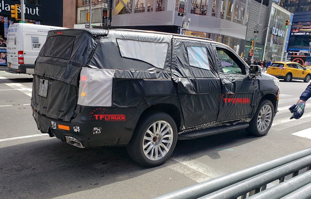 Is This A 2020 Cadillac Escalade Prototype In Middle Of New York