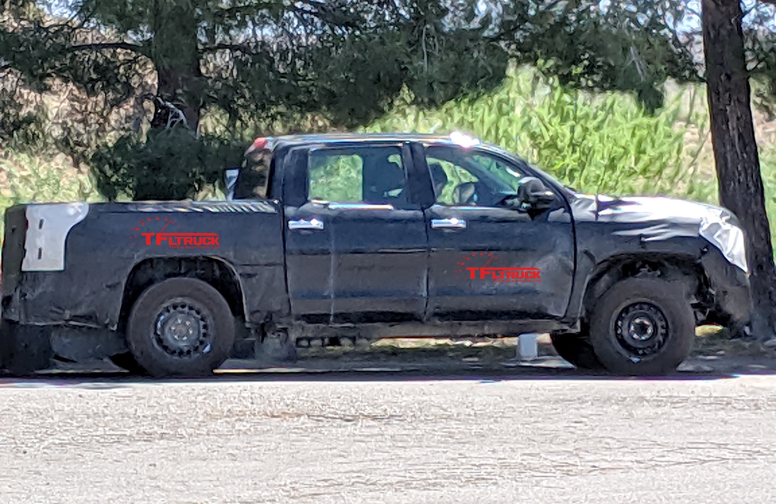 2021 Toyota Tundra Prototype Caught Tow Testing In Nevada Spied