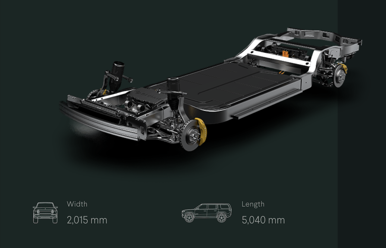 Rivian R1s Suv Skateboard Chassis The Fast Lane Truck