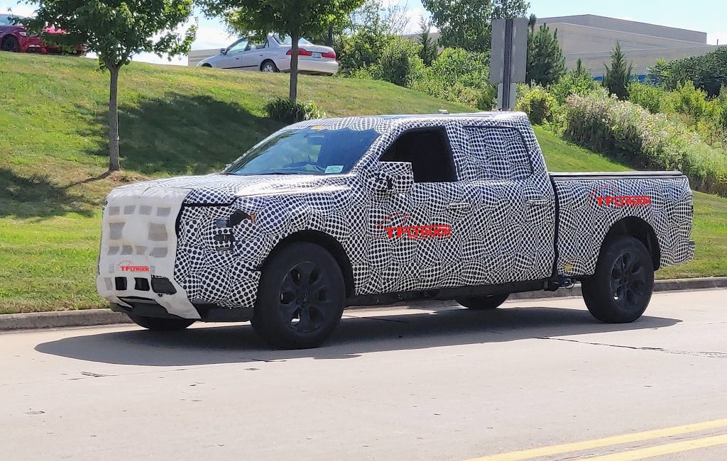 Is This 2021 Ford F 150 Prototype All Electric Or Not Spied In The Wild The Fast Lane Truck