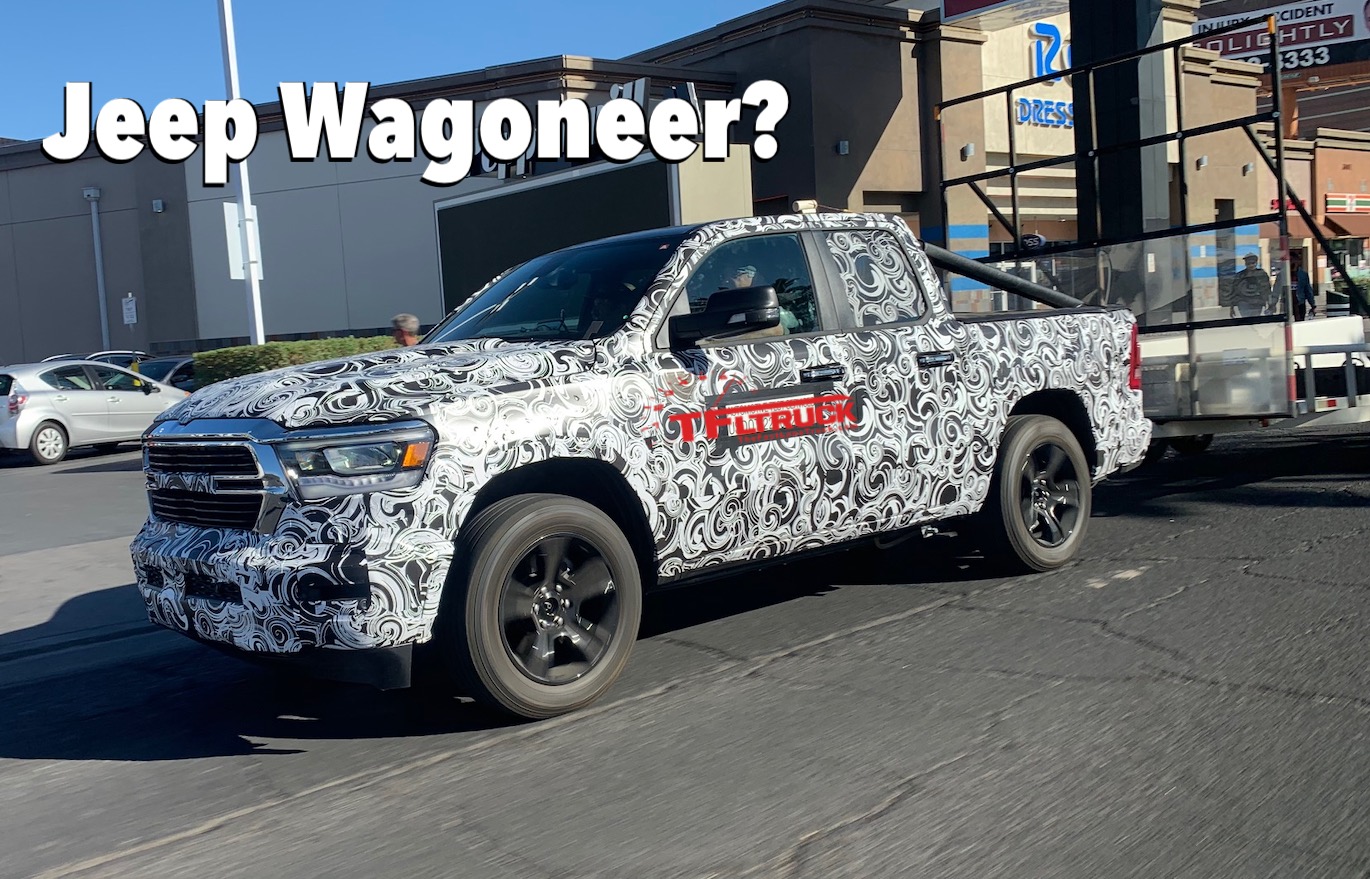 2021 Jeep Grand Wagoneer Prototype Caught Towing A Large ...