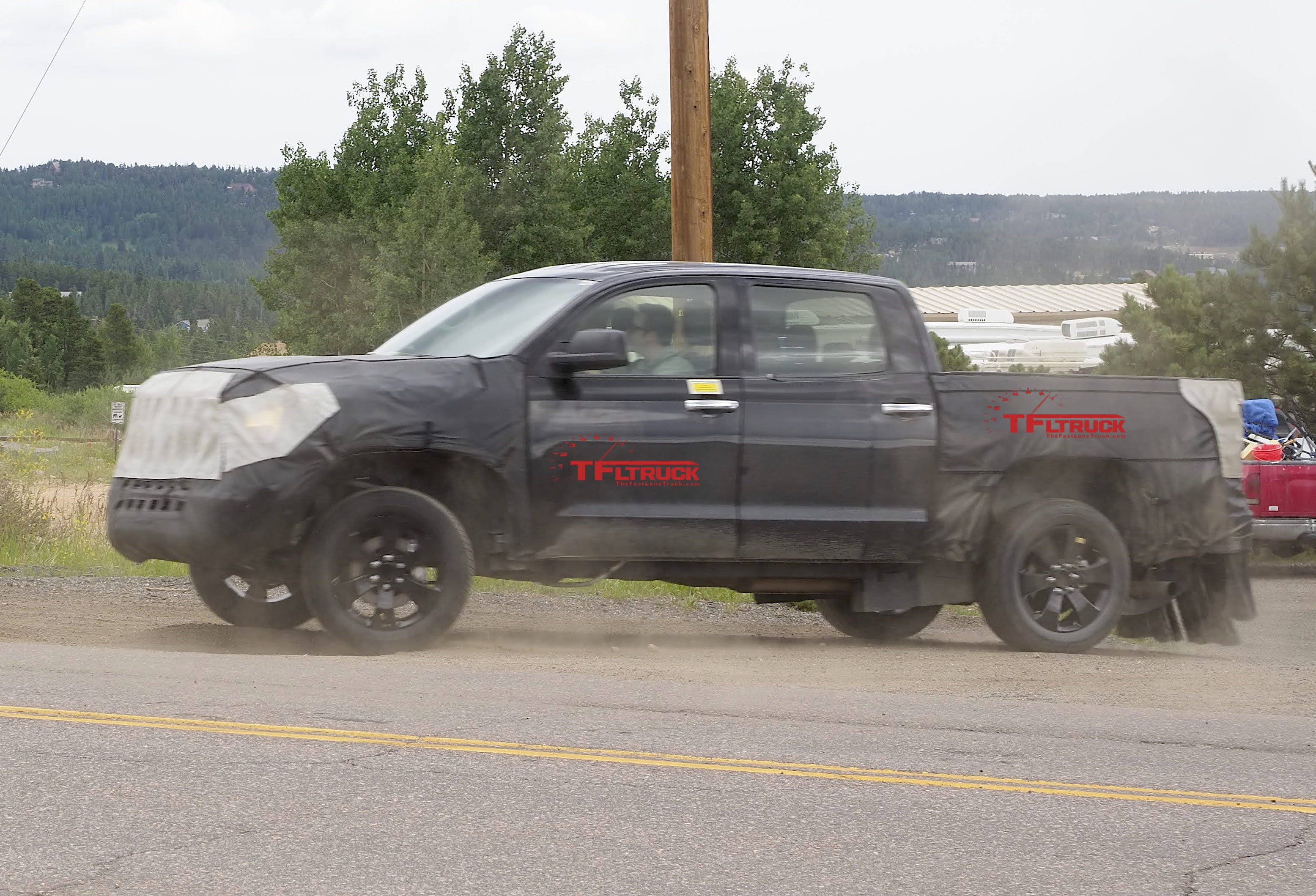 2021 Toyota Tundra Prototypes With Big Grilles And Sport Wheels