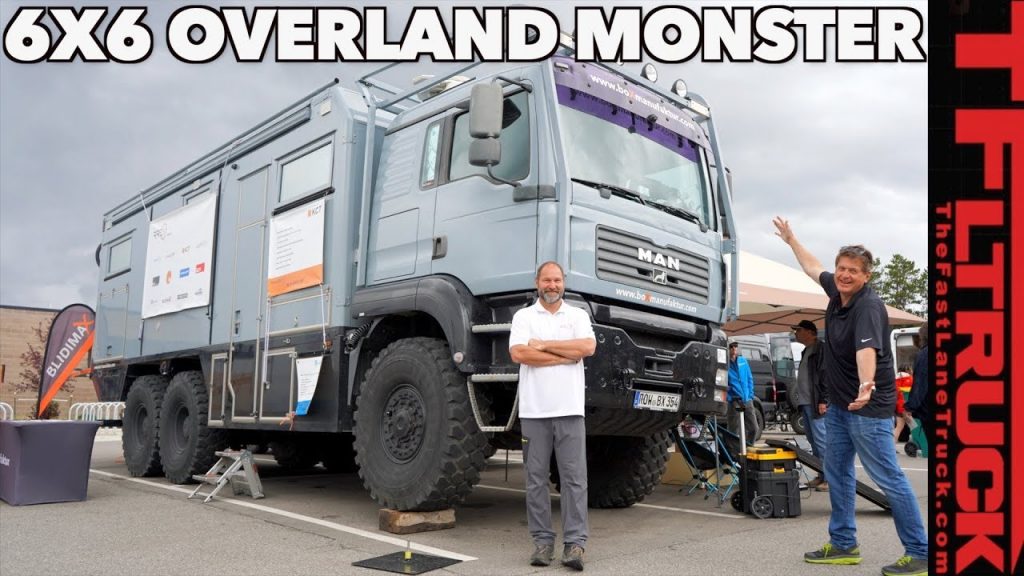 man semi truck 6x6 earth roamer overland