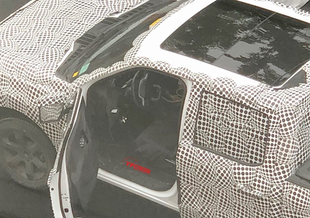2021 Ford F-150 prototype interior steering wheel