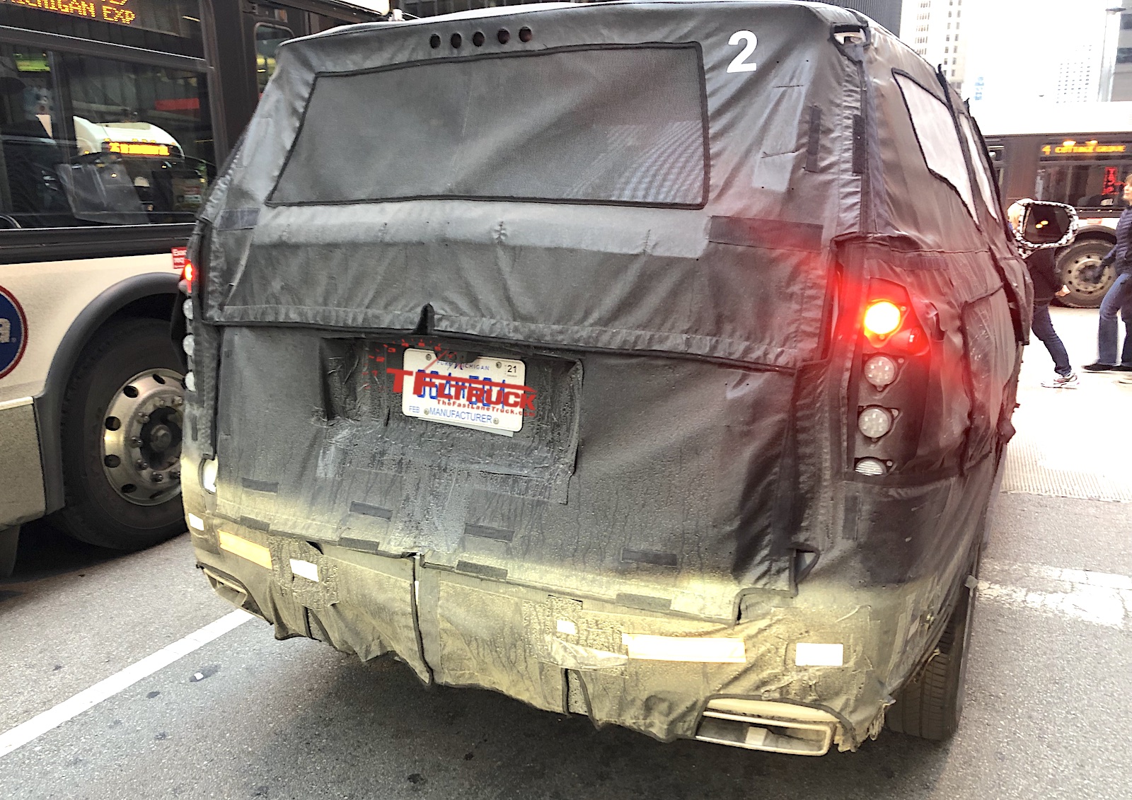 2021 Gmc Yukon Prototype Rear Lights The Fast Lane Truck