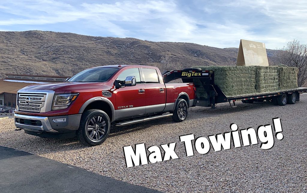 2020 nissan titan xd towing payload specs gooseneck