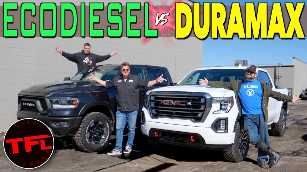 2020 ram rebel gmc sierra 1500 at4 diesel ecodiesel duramax