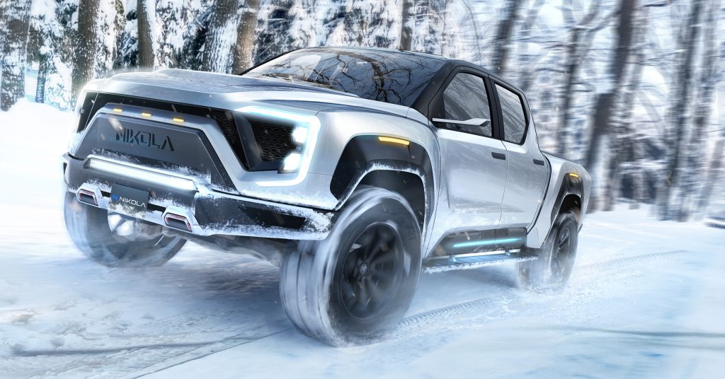 2022 nikola badger 4x4 ford raptor electric truck pickup
