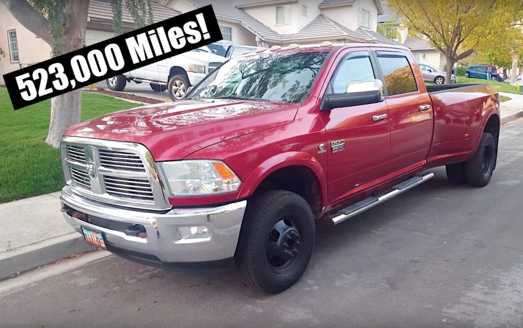 high mileage 2011 ram 3500 hd cummins diesel aisin transmission emissions million miles