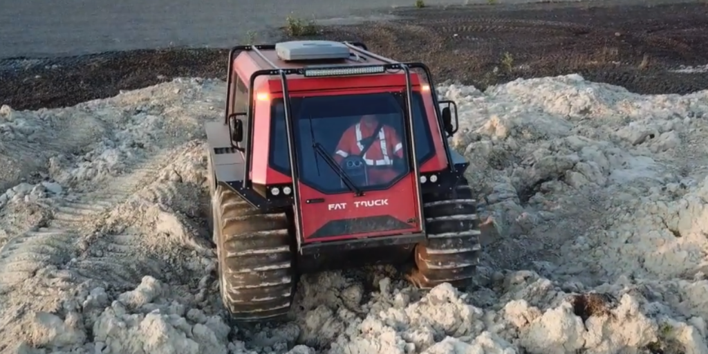 Don't Call It A SHERP! The New Amphibious 4x4 Fat Truck Goes Anywhere