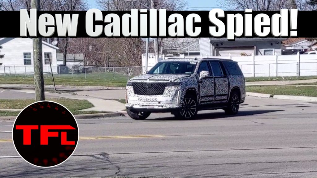 2021 Cadillac Escalade Esv Long Wheelbase Prototype Caught In