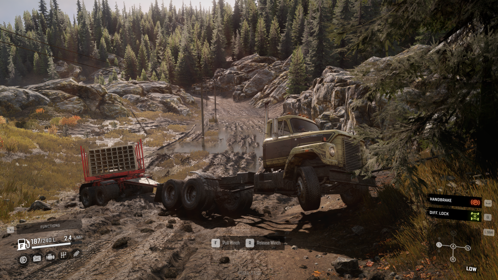 SnowRunner - gameplay screenshot